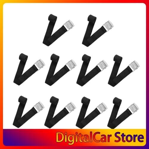 Low Price 10 Pieces Cargo Straps With Fastening Buckle Polyester Fiber Fixing Kit For Motorcycle Car Bicycle Frame