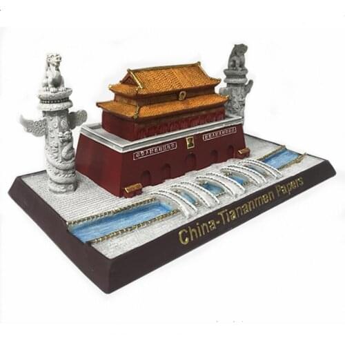 New Beijing Tiananmen Square, China Creative Resin Crafts World Famous Landmark Model Tourism Souvenir Gifts Collection