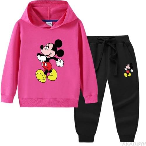 Disney Mickey Mouse Baby Boy Clothes Fall Winter Children Set Christmas Thanksgiving Outfits Girls Clothing