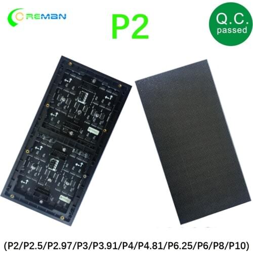 P2 indoor 256*128mm full color led modules 2121 Big discount P2 led matrix module rgb led board