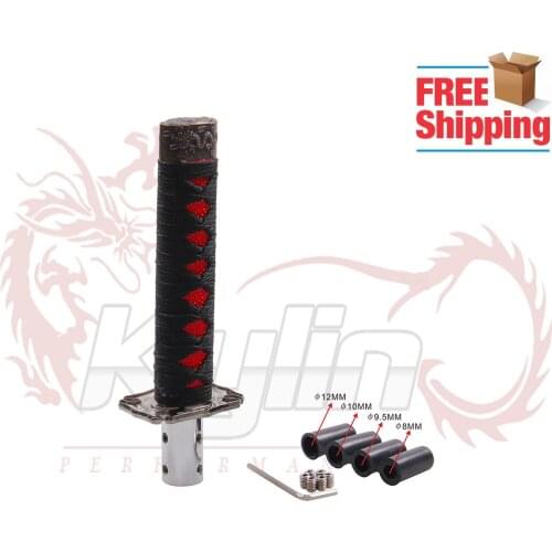 Universal JDM Samurai Sword Shift Knob Shifter Katana Shift Knob Metal Weighted Sport With 12mm Hole SK095