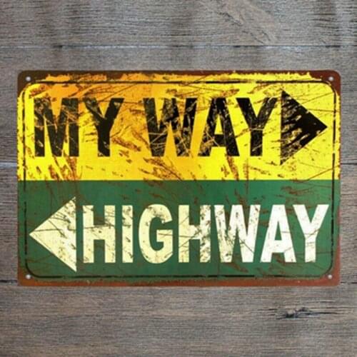 Vintage Metal Tin Signs Retro Warning Plate Decor Plaque Pub Bar Art Wall Poster