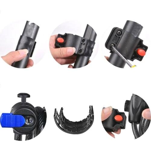 Anti-theft B2 Steel Chain Lock Bicycle Lock Stainless Steel Cable Safety Lock Suitable For Most Bicycles