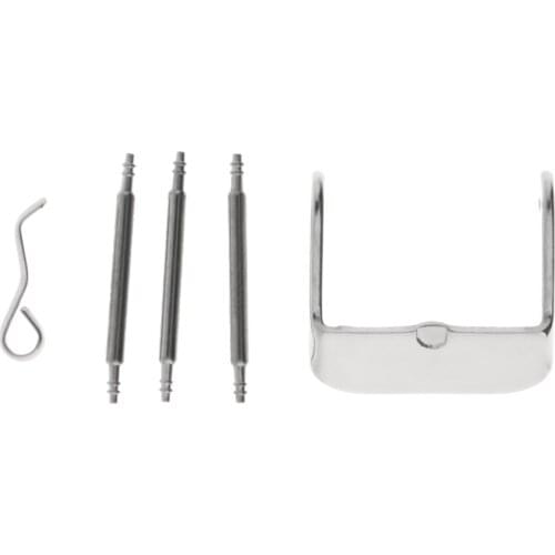 Stainless Steel Watch Band Pin Buckle Strap Clasp 16mm 18mm 20mm 22mm 24mm