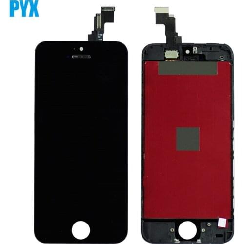 Pantalla LCD For iPhone 5C LCD Display with Touch Digitizer Assembly Replacement Screen Repair Glass Black Free Shipping
