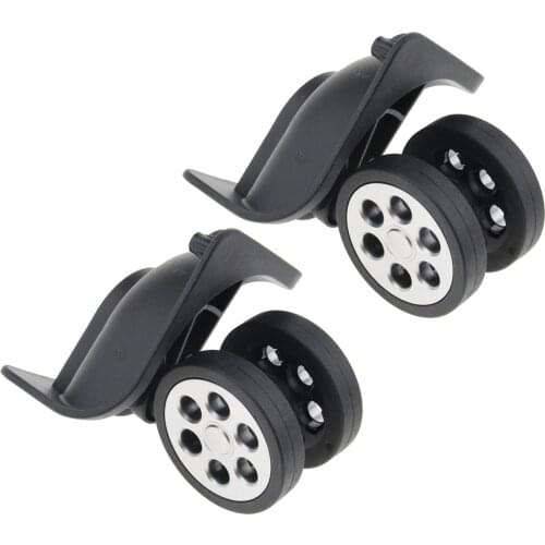 1 Pair Replacement Luggage Wheel Repair Suitcase Parts Casters for Travel Customs Bag A85