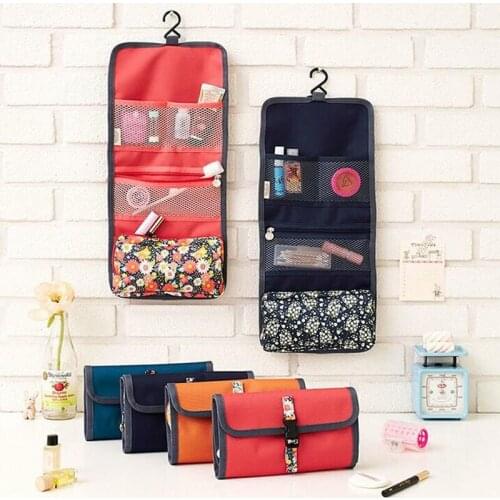 1pc Women Man Collapsible Multifunction Mesh Travel Storage Cosmetic Toiletry Purse Pouch Bags