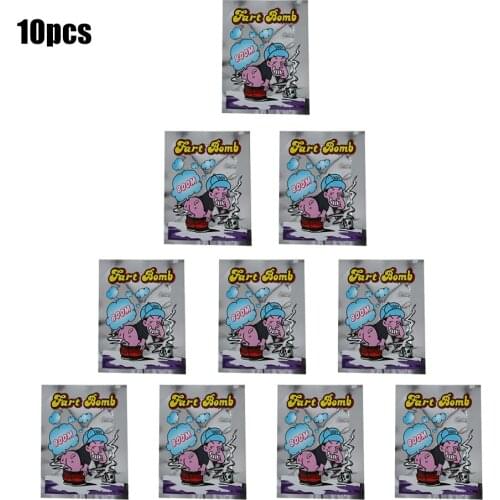10 Pieces Smelly Fart Bomb Bag Fool Toy Mini Practical Joke Novelty Prank Someone Stink Exploding Adult Children For Fun Party