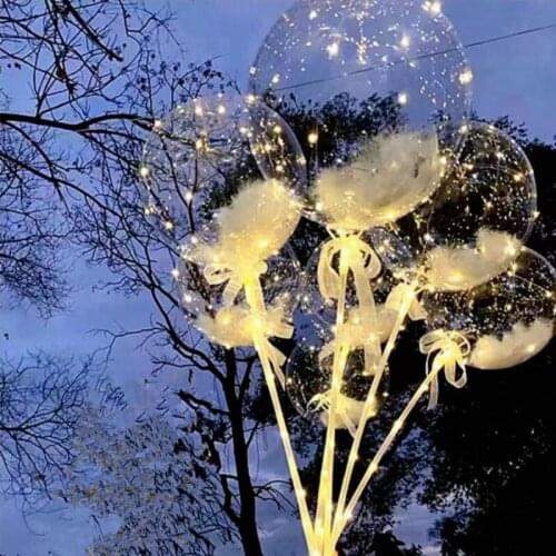 100pcs/bag Feathers for DIY Transparent Balloon Filling Feathers Wedding Birthday Party Clear Balloon Decoration Party Supplies