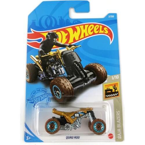 2021-2 Hot Wheels Cars QUAD ROD 1/64 Metal Diecast Model Cars Kids Toys Gift