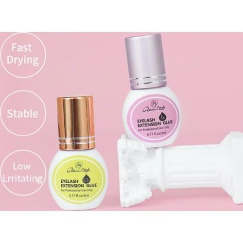 2021 New Eyelash Extension Glue Individual False Lashes Black Adhesive Kit For Professional Use 0.3-2 Sec Dry Time