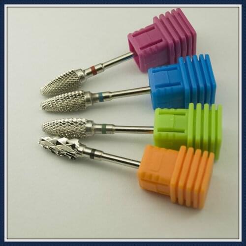 4pcs Pro.Carbide nail drill bit electric Quality nail file drill bit Sharp carbide drill 3/32'' high quality Nail file.Wholesale