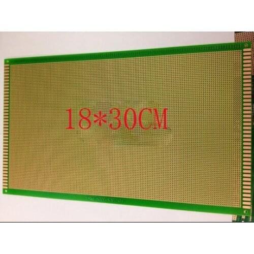Free shipping 10pc prototype pcb universal board 18*30cm 1.6mm 2.54mm pitch universaL PCB board
