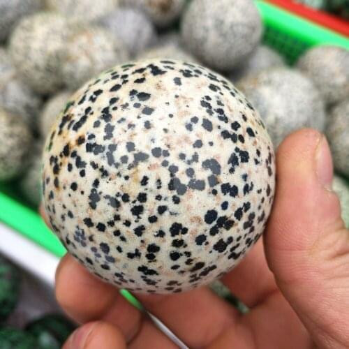 Free shipping hot new natural speckled stone crystal ball as a wedding decoration furniture decoration