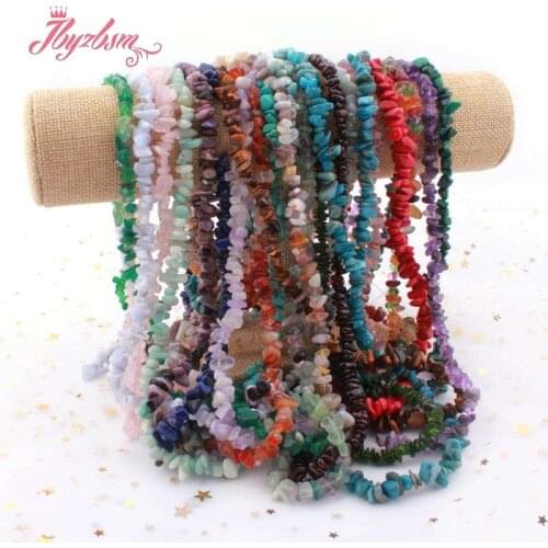 Natural Stone Beads: Fluorite Coral Garnet Hematite Chip Irregular Beads For Jewelry Making DIY Necklace Bracelet 4x5-5x7mm 15"