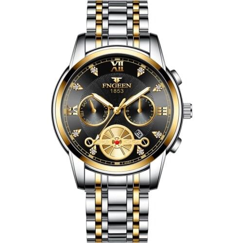 Top Brand Luxury Waterproof Quartz Watches for Men Calendar Stainless Steel Watches Casual Mens Watch Clock Relogio Masculino