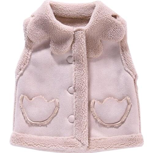 Kids Gilrs Vest Children Cotton Thicken Waistcoat Outwears Vest Baby Coat Winter Warm Jacket Baby Clothes
