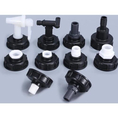 IBC Hose Adapter Reducer Connector Water Tank Fitting 2'' Standard Coarse Thread Durable Garden Hose Pipe Switch Fittings