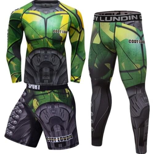 Compression Sport Suits Men Sport Sport Sports Quick Drying Running Clothing Sets Joggers Training Fitness Gym Workout Set