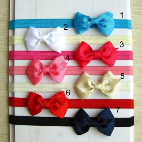 Cute ribbon bow headband 60 pcs/lot