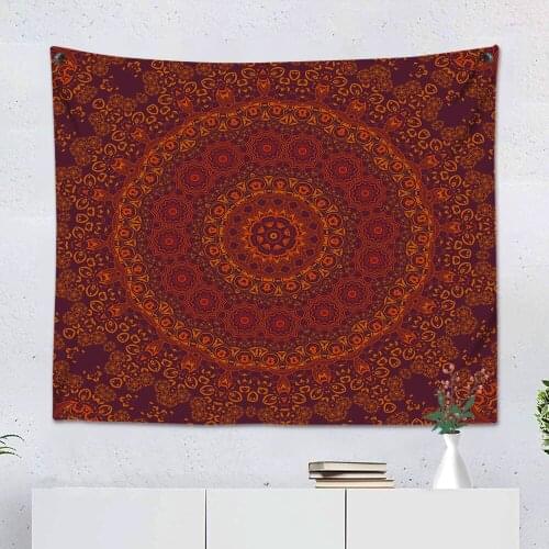 3D Print Fashion Bohemian Magic Mandala Tapestry Wall Hanging Tapestry for Living Room Decor Boho Modern Wall Rug Dorm Decor