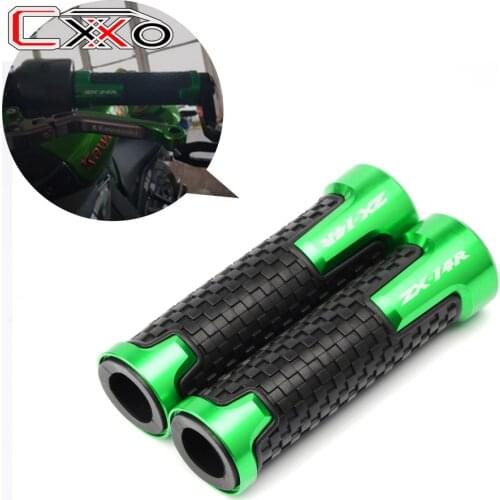 7/8'' 22mm Motorcycle Accessories For KAWASAKI NINJA ZX14R 2012-2019 ZZR1400 Handle grips handlebar grip