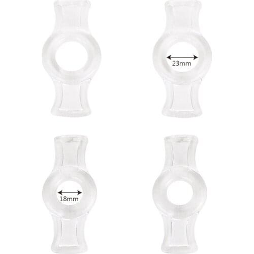 Male Enhance Penis Ring with Ears Prevent the Penis from Getting Stuck Adult Goods Lasting Upright Ejaculation Delay - 4Pcs