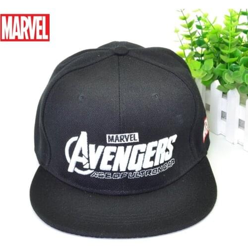 Disneys New Marvel Hip Hop Hat Spiderman Baseball Cap Outdoor Cartoon Sun Hat Street Dance Spiderman Boys and Girls Hat