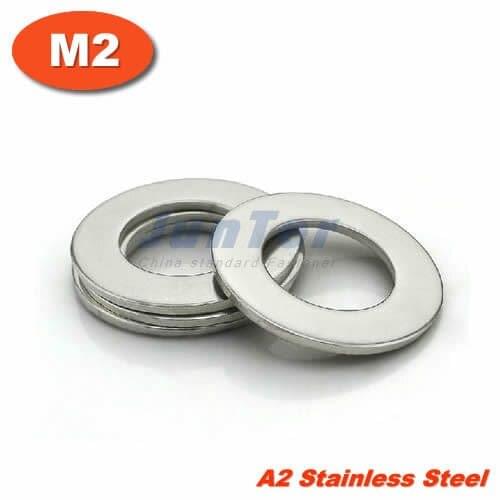 1000pcs/lot DIN125 M2 Flat Washer A2 Stainless Steel