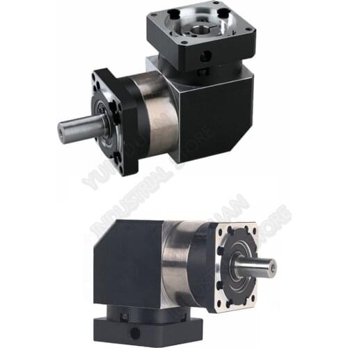 50 :1 Ratio Corner Right Angled Planetary Reducer Gearbox Turn Reversing Reducer for NEMA24 60mm 200W 400W 600W Servo Motor