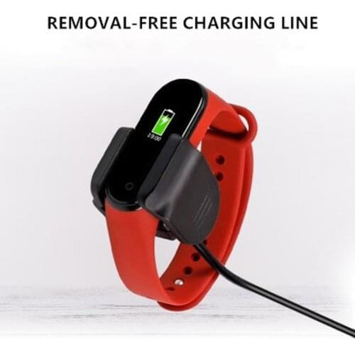 1M USB Charger Cable for Xiaomi Mi Band 4 Charger Disassembly-free Adapter Charging Accessories MiBand 4 Cable Charge