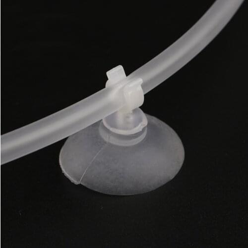 15Pcs High-end Transparent Glass sucker fish tank hose support sucker glass plastic sucker cups Fish Tank Aquarium Fittings