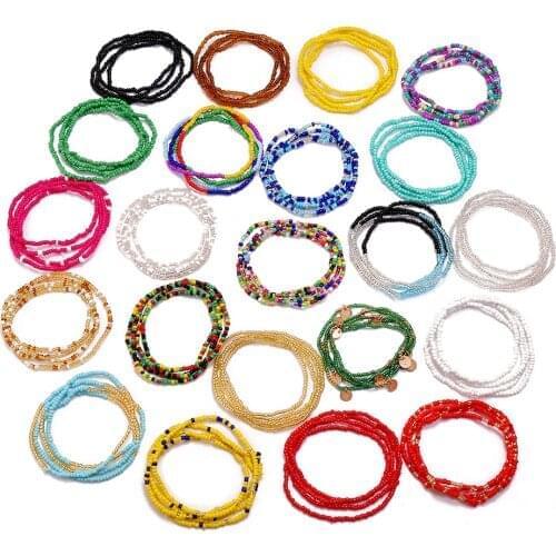 2020 Bohemia Waist Beads Belt Body Chain Women Summer Sexy Bikini Beach Waist Chain Charms Vintage Dress Waistband Belts