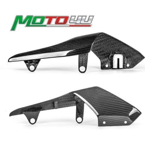 1 Pair Real Carbon Fiber Motorcycle Tail Cowl Fairing Cover Full in Carbon For Yamaha MT-07 MT 07 2018 2019 2020