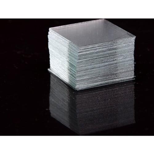 100pcs/box 18x18mm Professional Glass Cover Glass Micro Cover Slips Microscope Slide Covers High Quality Wholesale