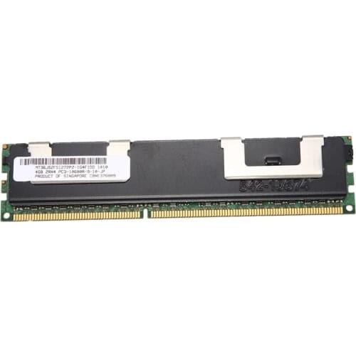 4GB DDR3 Memory RAM PC3-10600R 133Hz 2Rx4 1.5V ECC 240-Pin Server RAM MT36JSZF512772PZ