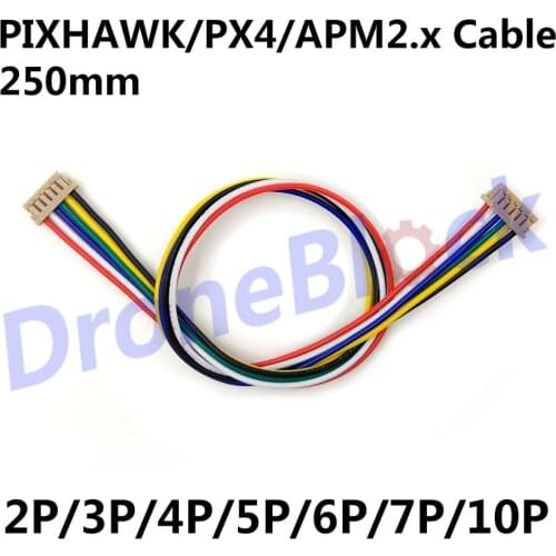 5PCS Pixhawk Navio2 APM2.x cable Wire DF13 Connector wiring 250mm