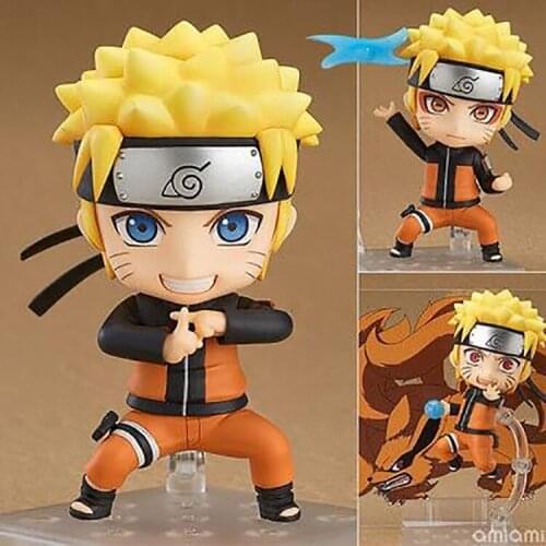 Anime Figure Uzumaki Naruto #682 Cute Toys Shippuden Naruto Action Figures 10cm Xmas Gift Model Q Figurals Brinquedos Juguetes