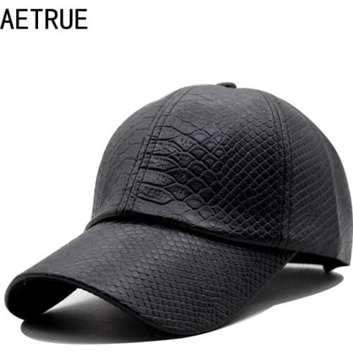 Fashion Leather PU Baseball Cap Men Snapback Caps Women Casquette Brand Bone Winter Hats For Men Gorras Flat Baseball Caps 2018