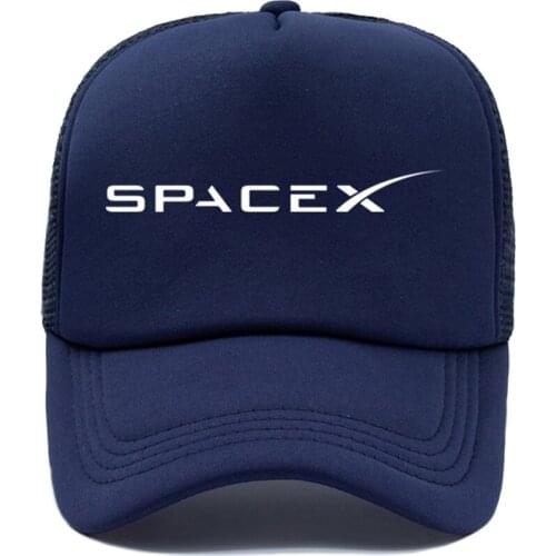 Baseball Cap Tesla Car SpaceX Logo Embroidery Casual Snapback Hat 2021 New Fashion High Quality Man Racing Motorcycle Sport Hat