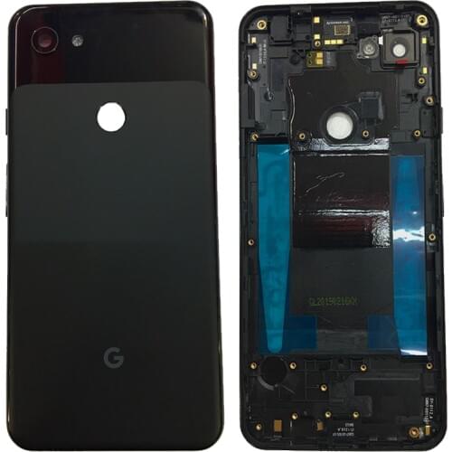 BINYEAE New Glass Battery Cover For HTC Google Pixel 3AXL Rear Housing Back Case 3A XL Repair Housing