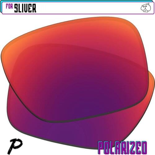 EZReplace Polarized Replacement Lenses for - Oakley Sliver Sunglasses - Midnight P