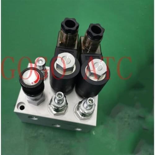 Freight elevator elevator two-speed control lifting valve descending fast turning slow speed lifting platform hydraulic station