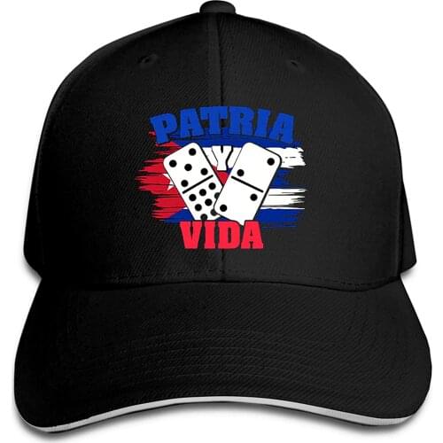Patria Y Vida Viva Cuba Libre Sandwich Cap Unisex Trucker Dad Hat Adjustable Casual Sports Sun Hat for Mens Womens