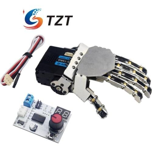 LewanSoul Hand-made Robotic Hand 5 Finger with Digital Servo and Servo Tester Left and Right