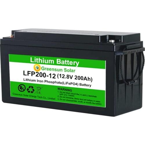 Greensun LiFePO4 12.8V 250AH 300AH lithium batteries lithium ion battery 12v 200ah price