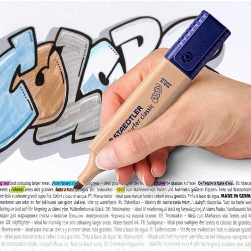 1PC STAEDTLER Macaroon Light color Highlighter cute Marker Pen Kids Graffiti journal Marker Pen kawaii School supplies