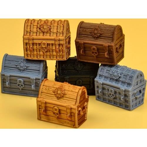 GLOOMHAVEN TRPG dungeons miniature match all common bbg 3D scene tools Treasure chest box models figures figurine