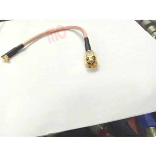 MMCX male right angle to SMA male plug RF Pigtail Jumper Cable RG316 20cm New