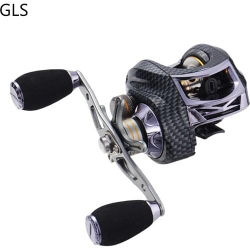 GLS 2021 Baitcasting Reels 8KG Max Drag 6.3:1Left/Right Hand Magnetic Brake Saltwater Freshwater Fishing Reel